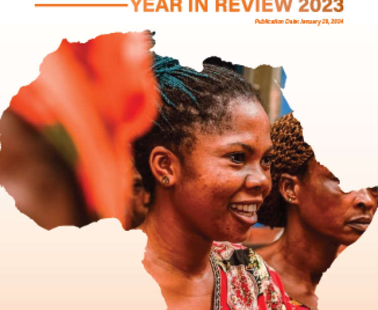 Africa Year in Review 2023 Cover