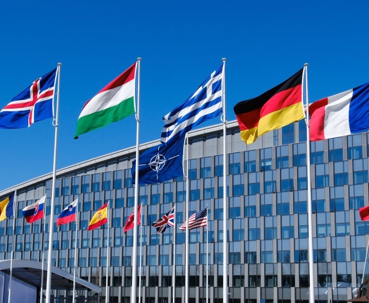 NATO HQ Flags