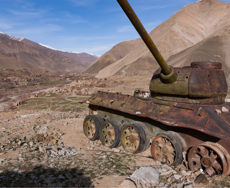Abandoned Soviet Tank in Afghanistan
