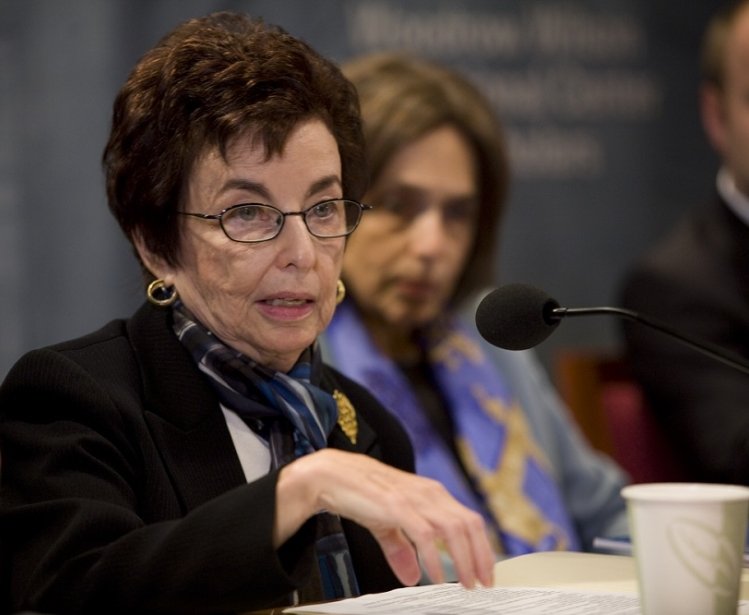 Dr. Philippa Strum Speaking at a Wilson Center Event