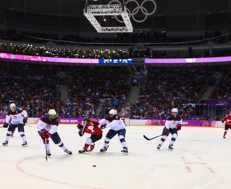 Canada vs USA Hockey in Sochi Olympics