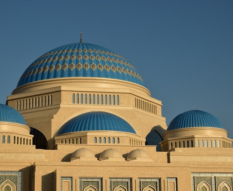 Mosque in Astana (Nur-Sultan), Kazakhstan