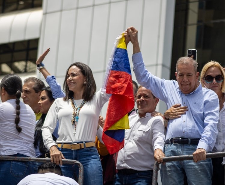 Maria Corina Machado and Edmundo Gonzales 