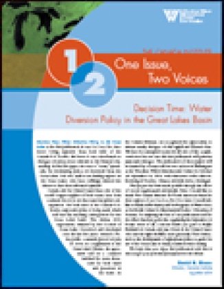 Decision Time: Water Diversion Policy in the Great Lakes Basin