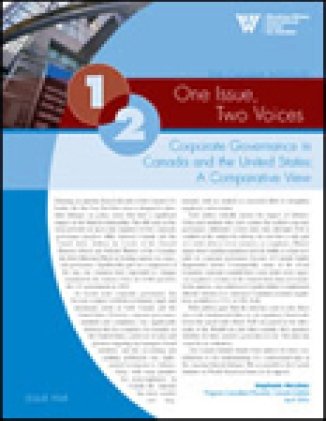 Corporate Governance in Canada and the United States: A Comparative View