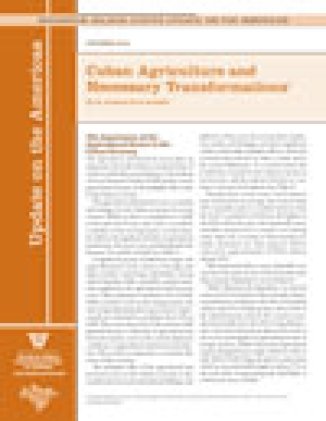 Cuban Agriculture and Necessary Transformations