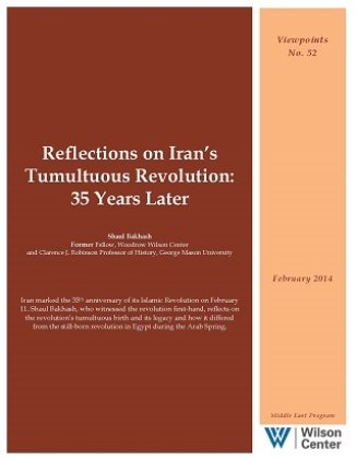 Reflections on Iran’s Tumultuous Revolution: 35 Years Later
