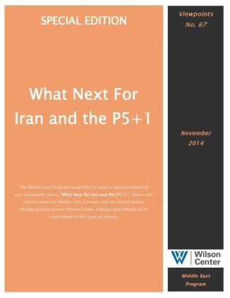 What Next For Iran and the P5+1