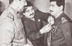 Saddam Hussein and brother-in-law Adnan Khairallah