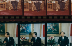 Collage of images of Kaifu Toshiki and Li peng