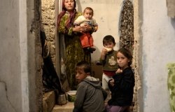 Syrian refugees families who came from Kobani district living in refugees tent in Suruc district, 25 October 2015, Turkey, Sanliurfa.