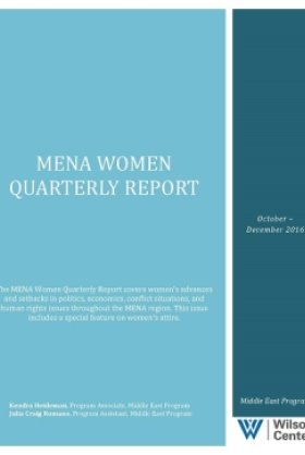 MENA Women Quarterly Report (October-December 2016)