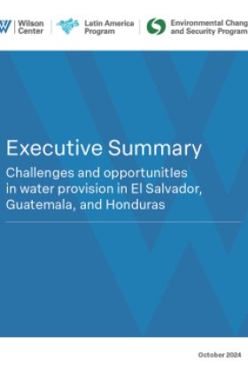 The Drying Out of Central America - Executive Summary